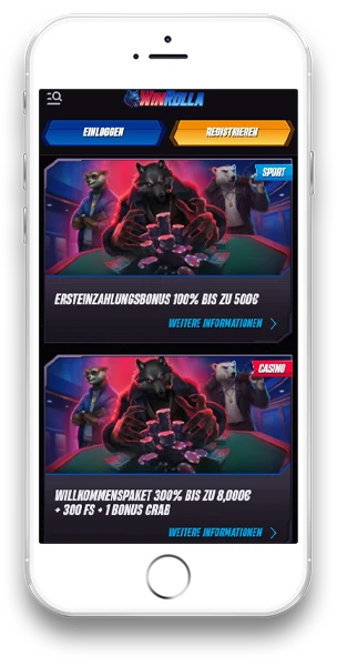 Winrolla auf dem Handy